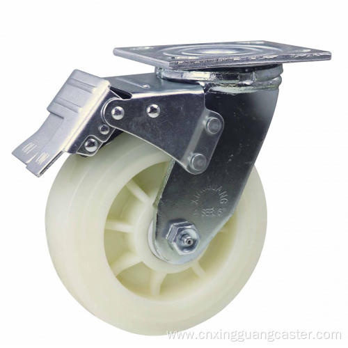 Heavy Duty Nylon Caster Full Brake